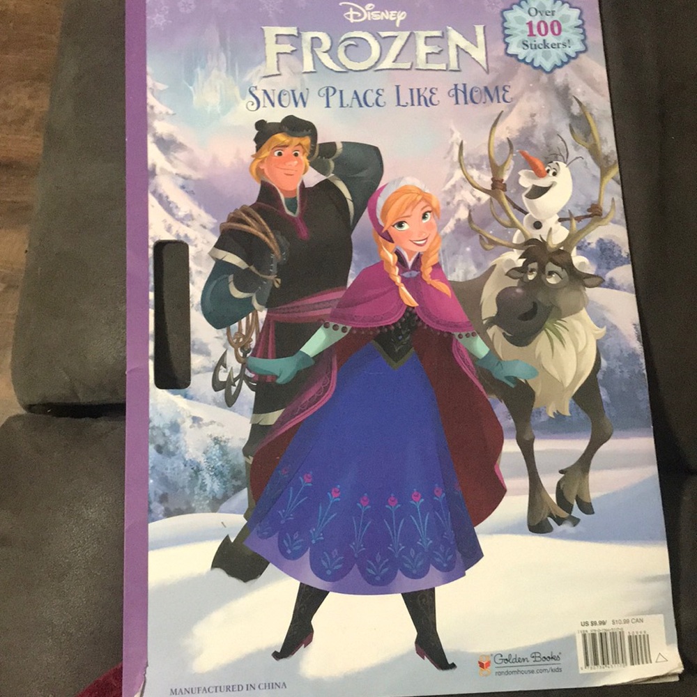 Large frozen coloring book